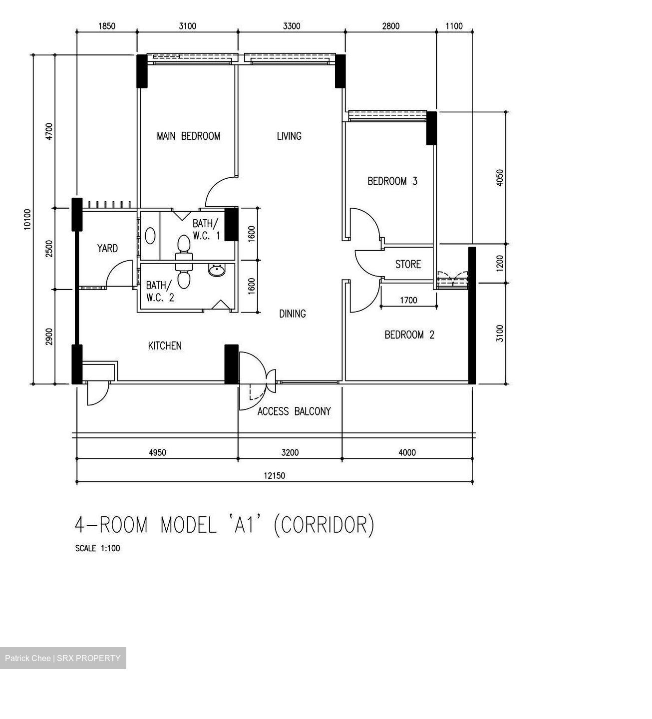 Blk 688 Jurong West Central 1 (Jurong West), HDB 4 Rooms #555712921